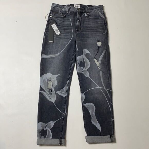 Hudson| High Rise Zooey Straight Crop Jeans - Picture 1 of 7